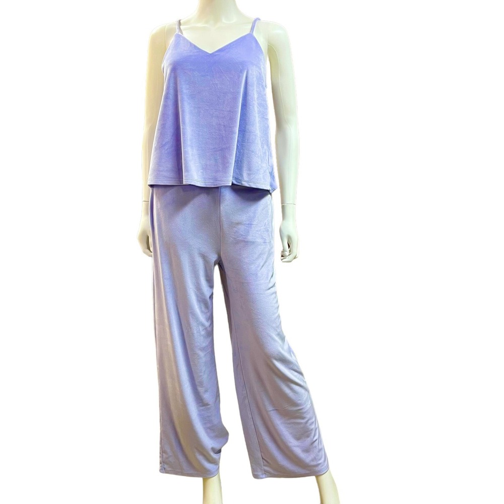 Double Zero‎ Pantsuits Womens Size Small Lavender Lounge Wear Set